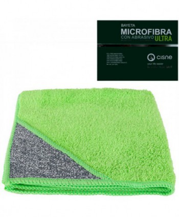  Lavete din microfibra - Laveta microfibra cu buzunar abraziv, verde -  ULTRA - arli.ro