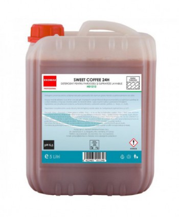  Detergenti si solutii de curatat - Detergent pardoseli Sweet Coffee 24H - Ekomax 5 litri - arli.ro