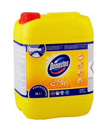  Detergenti si solutii de curatat - Dezinfectant suprafete - Domestos Professional Citrus Fresh 5 L - arli.ro